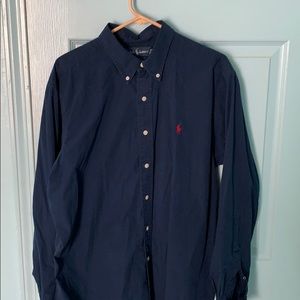 Navy Polo Men’s XL Navy button Up Shirt